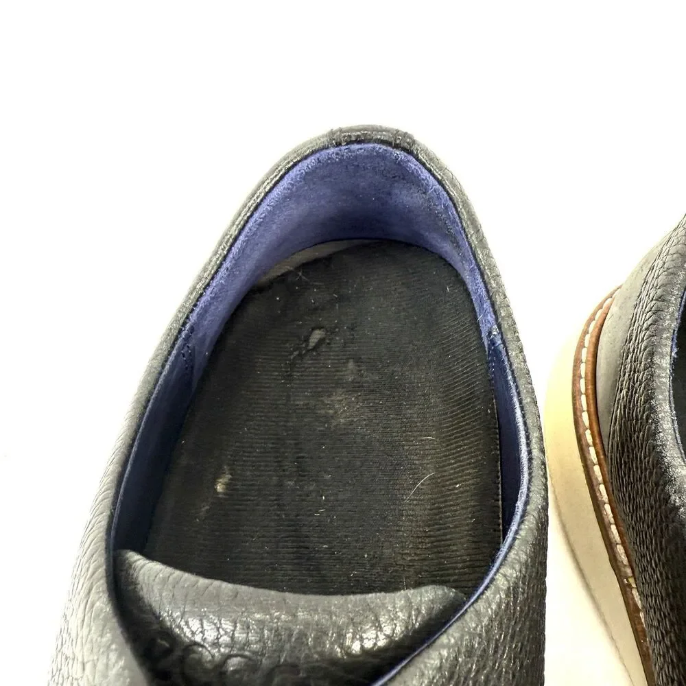 ECCO Men's Aurora Hybrid Tie Derby Oxfords Black Leather EU 46 Size 12-12.5 US